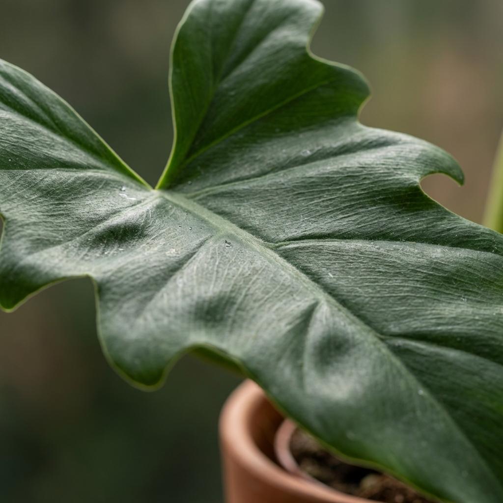 Philodendron Lacerum, groene bladeren