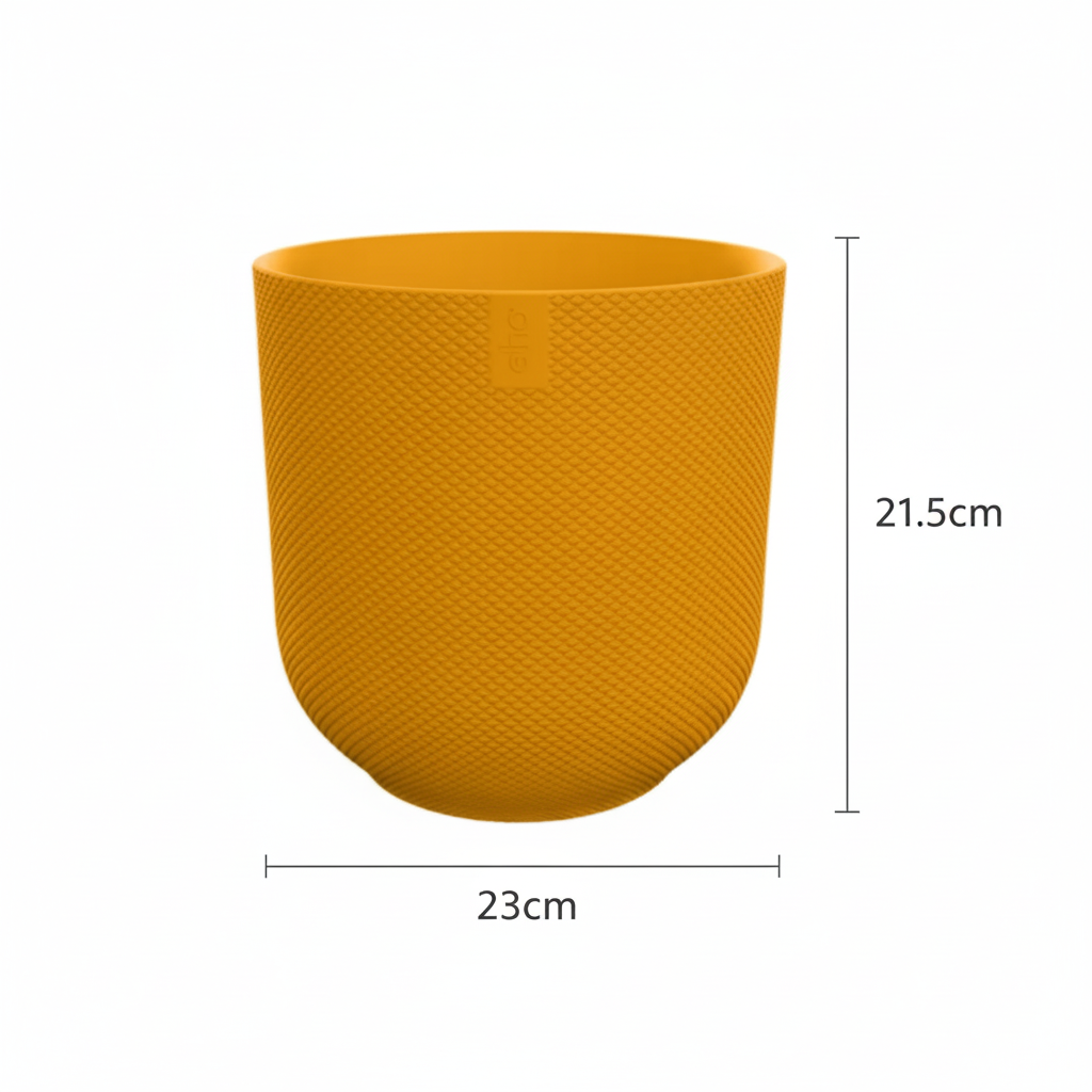 Detailfoto van Pot Elho Jazz Round Amber Yellow - D23