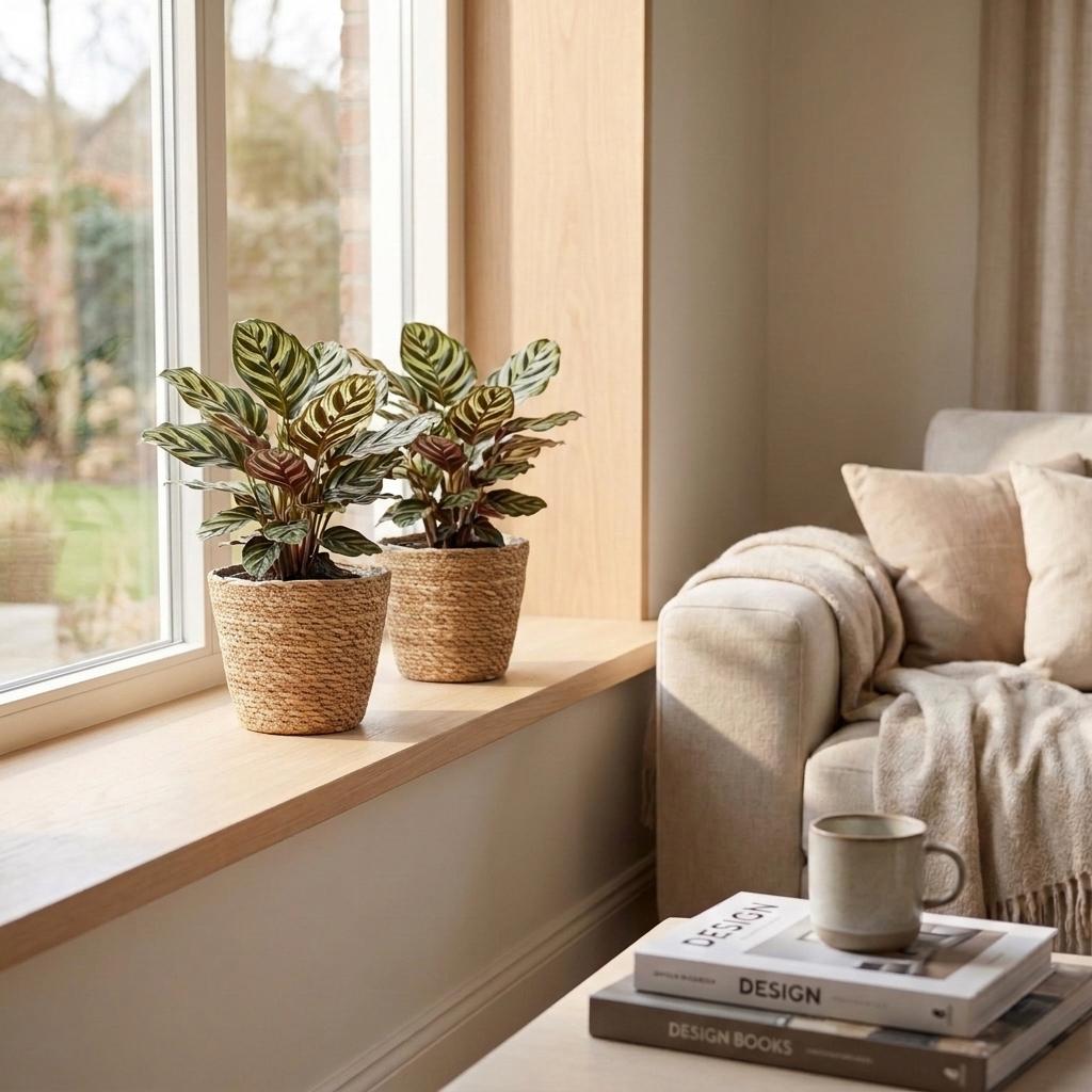 Calathea Makoyana - Pauwenplant, kenmerkend blad