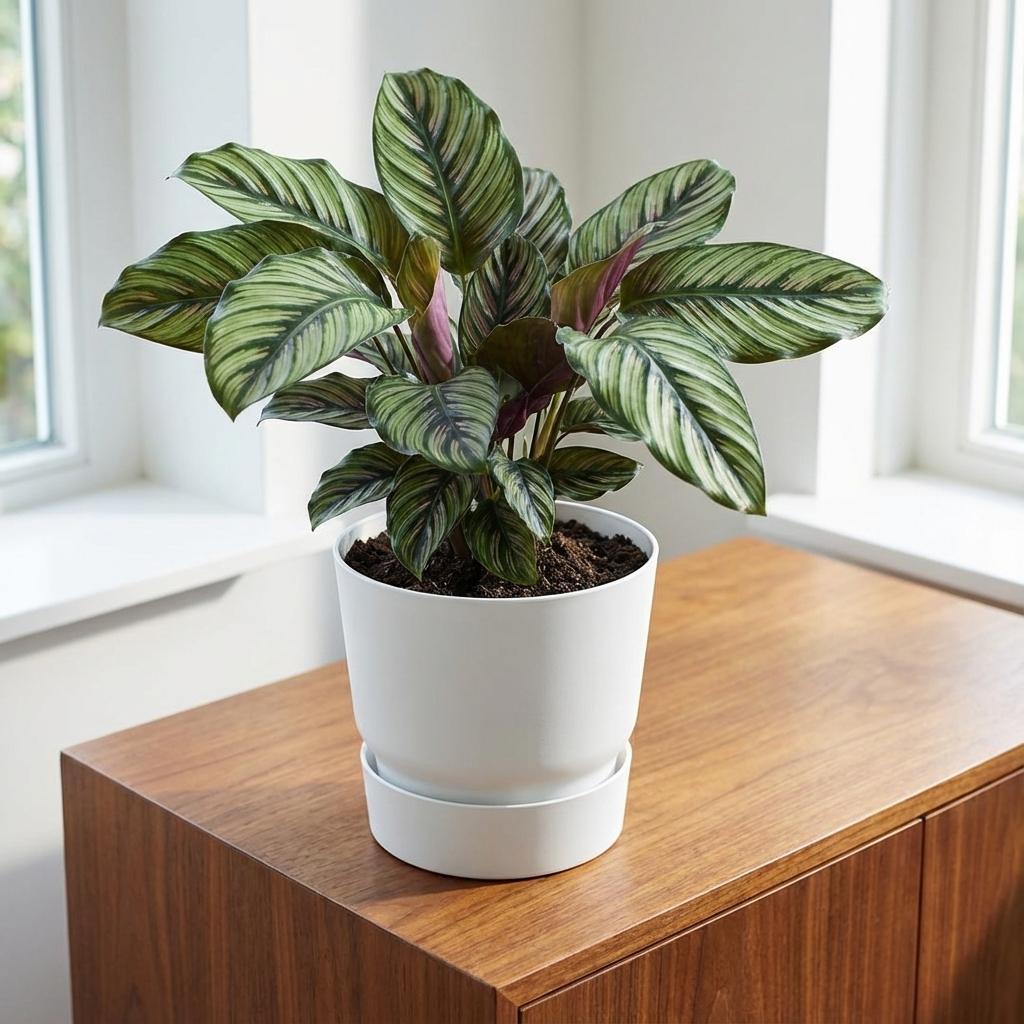 Productfoto van Elho Greenville ronde pot, mat wit, Ø20 cm