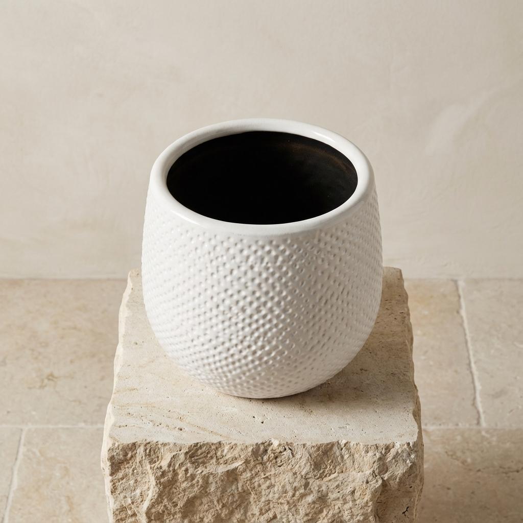 Pot Gabriel rond wit, gezonde plant