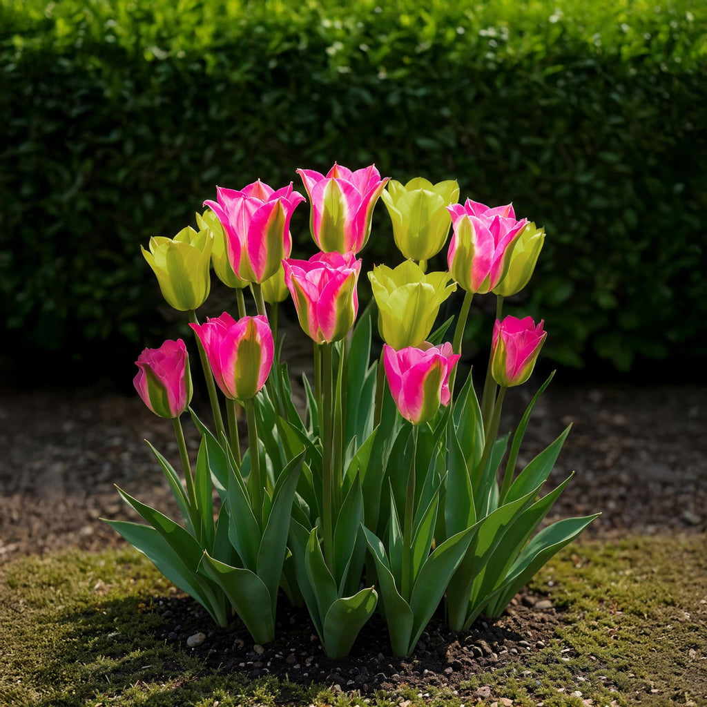 Tulp Strawberry Lemonade, kenmerkend blad