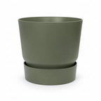 Elho Greenville ronde pot, mat leaf green, Ø20 cm, groeiwijze van de plant