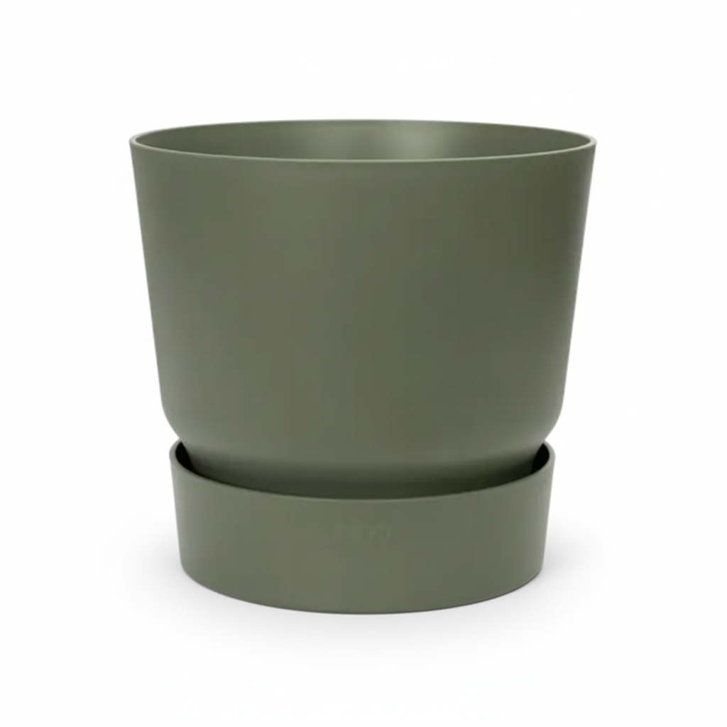 Elho Greenville ronde pot, mat leaf green, Ø20 cm, groeiwijze van de plant