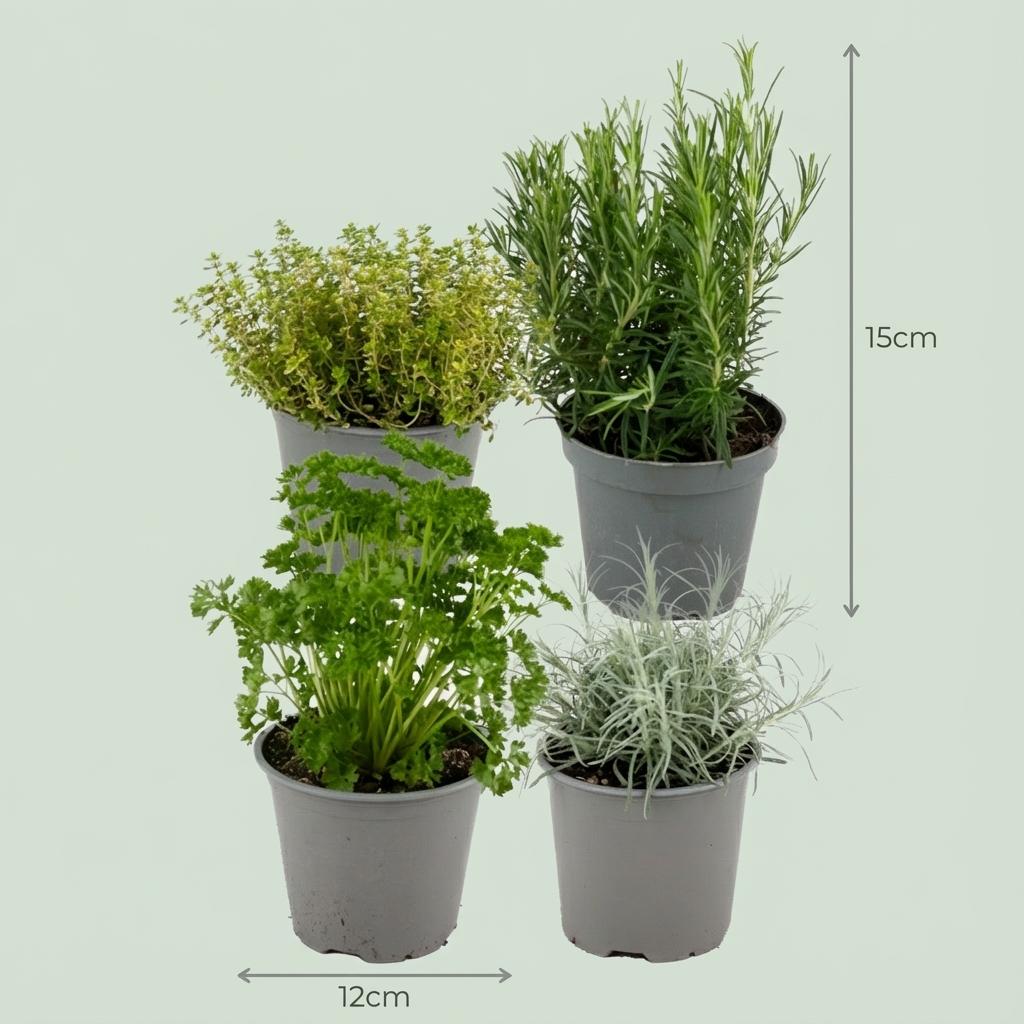 Italiaanse Kruidenmix, groene bladeren