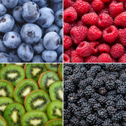 Zomervruchten, BIO fruitplanten mix van 4 soorten