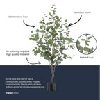 Eucalyptus kunstboom, groene bladeren