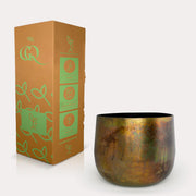 Pot Elisa vintage green, verweerd koper, XL, H39 x B44 cm
