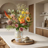 Kunstbloemen boeket - Tropical Chic Deluxe - Real Touch - 13 stelen