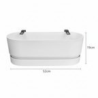 Detailfoto van Elho Pot Greenville Easy Balcony D25cm - Wit