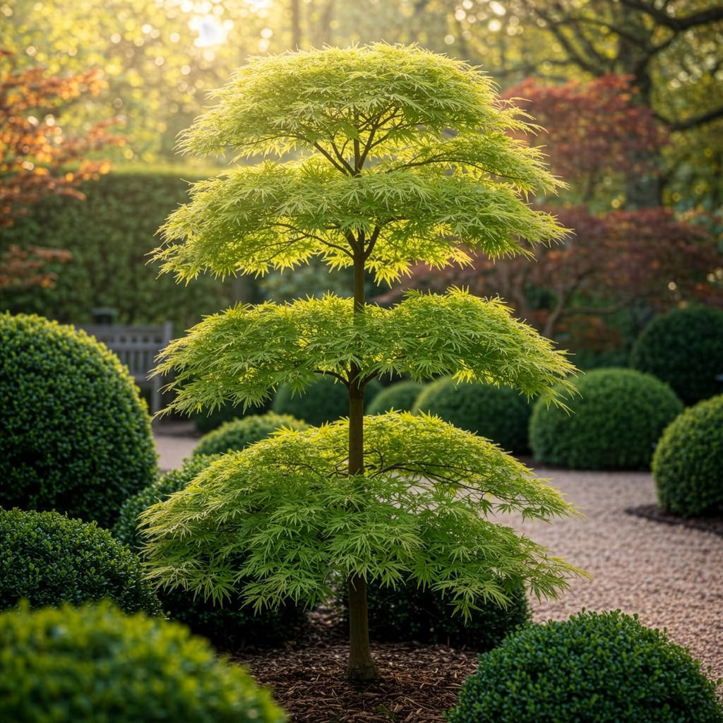 Acer palmatum Emerald Lace, 35 cm hoog, plant voor binnen