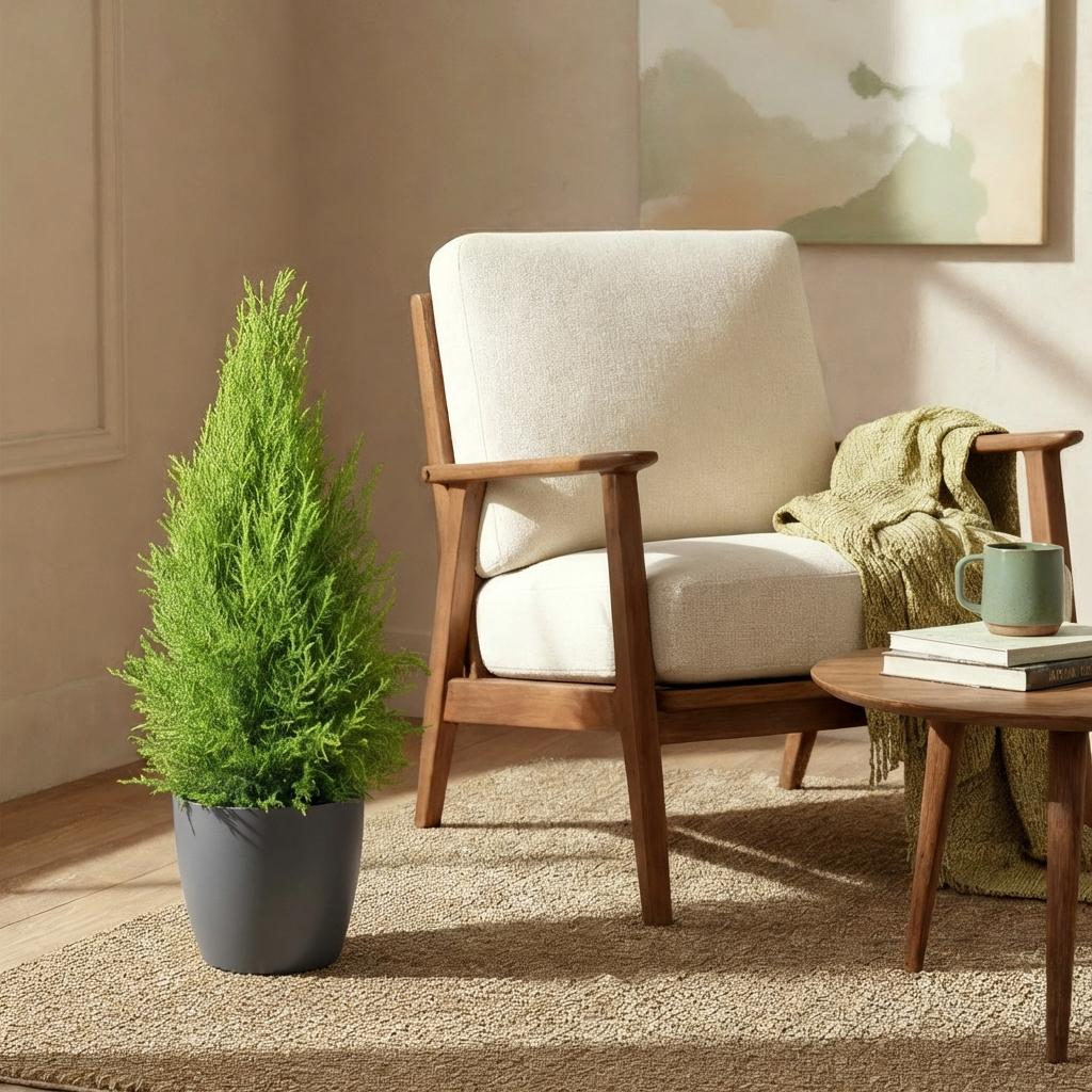 Cupressus Gold Crest Wilma, plant in pot