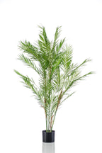 Kunstplant Chamaedorea elegans, bergpalm, 120 cm, detail van het blad
