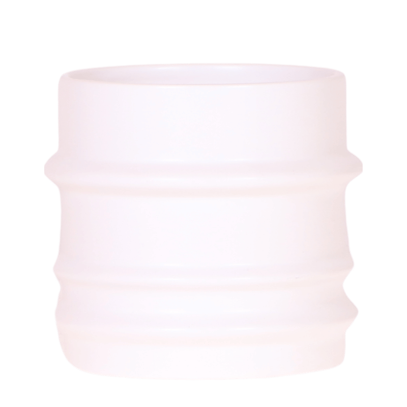 Kolibri Home Mellow sierpot - wit - Ø9 cm, plant in pot