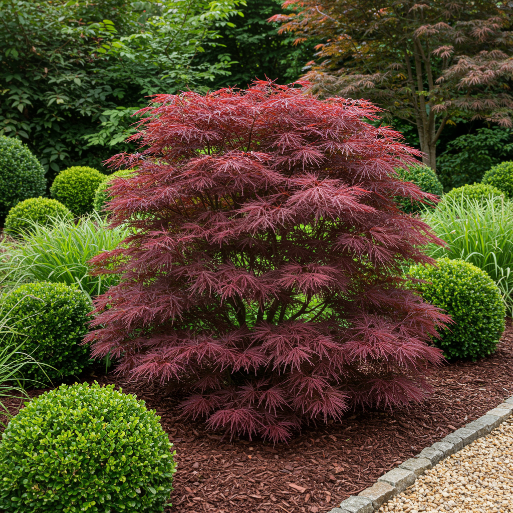 Japanse esdoorn Acer palmatum Sumi-nagashi, plant in pot