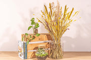 Droogbloemen boeket - Geel XL - Droogboeket