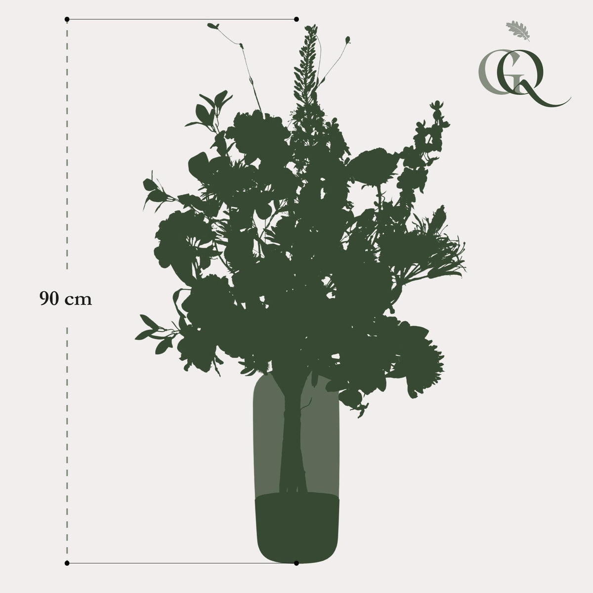 Kunstbloemen -Boeket XL- Luxury Glam, groeiwijze van de plant