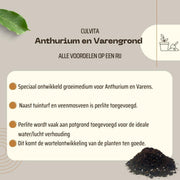 Culvita anthurium- en varengrond, luchtige potgrond, 5 liter
