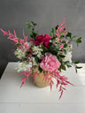 Kunstbloemen - Boeket L - Shiny Pink