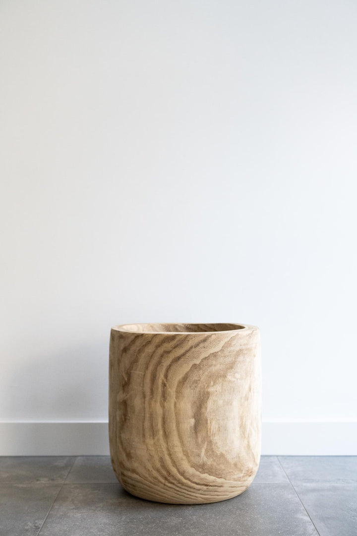 Pot - Hout lichtbruin - Pia pot - XL