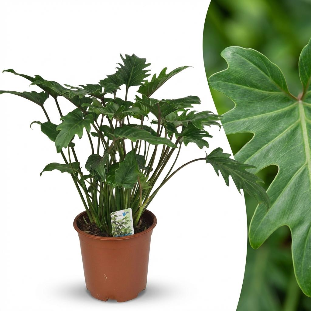 Philodendron Xanadu, kenmerkend blad