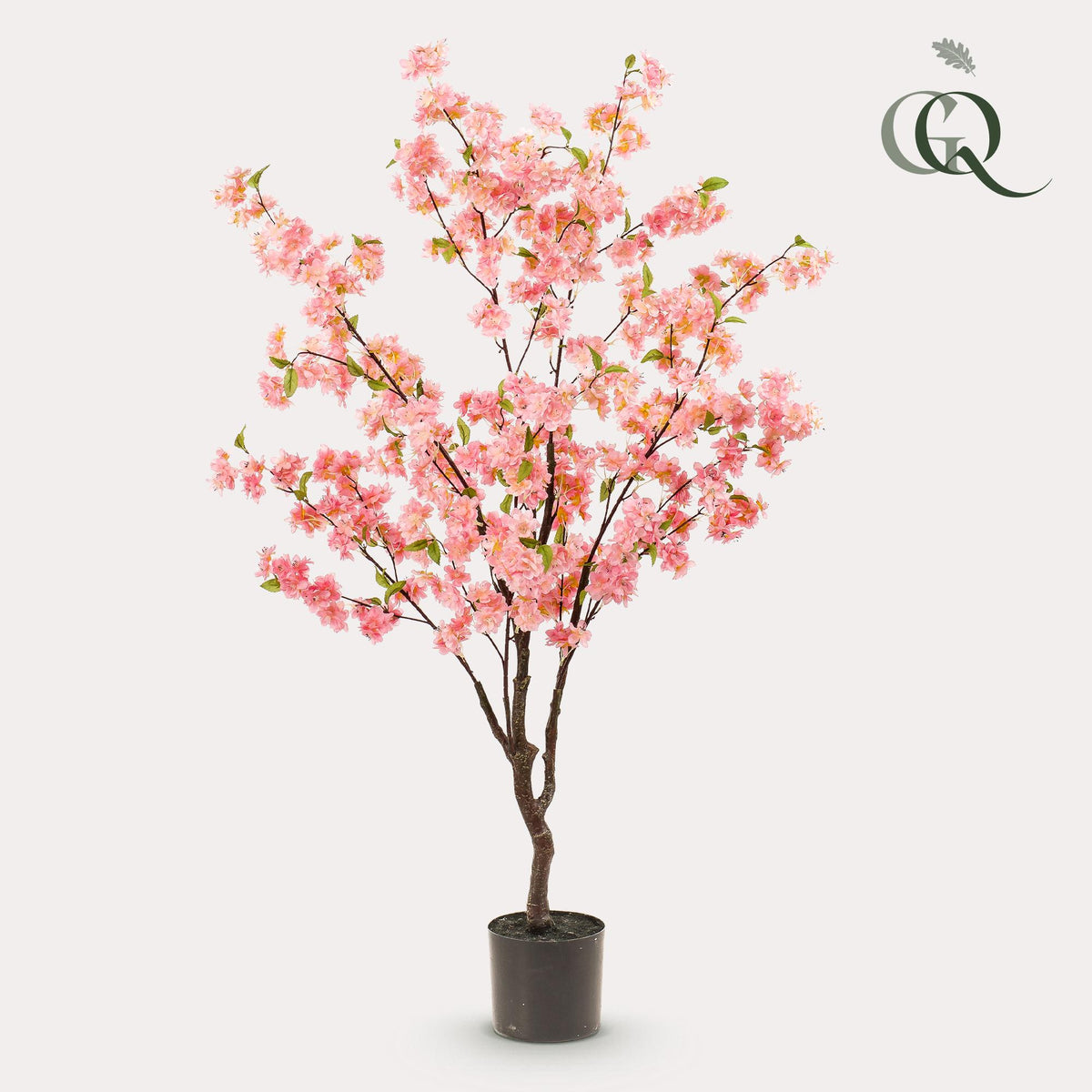 Kunstplant - Prunus - Kersenbloesem - Roze, plant in pot