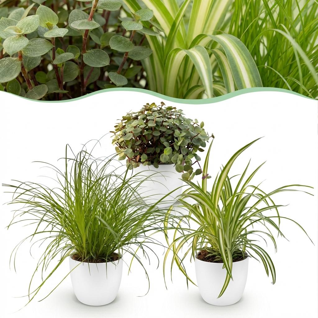 Cyperus, detail van het blad