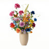 Kunstbloemen boeket - Summer Garden Deluxe - Real Touch - 19 stelen