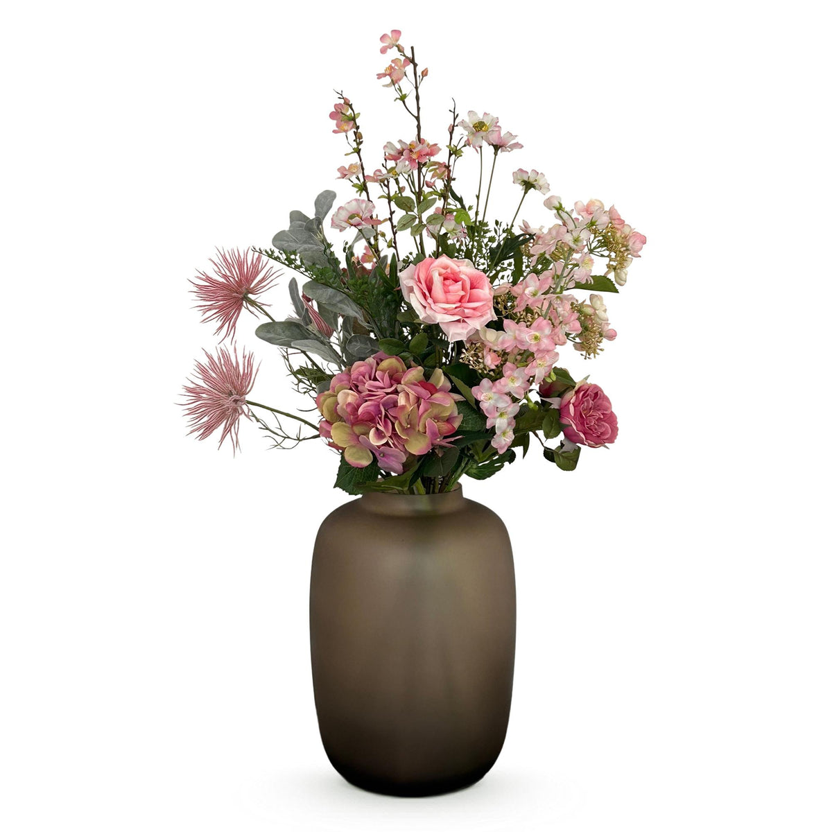 Kunstbloemen - Boeket L - Pretty Pink, detail van het blad
