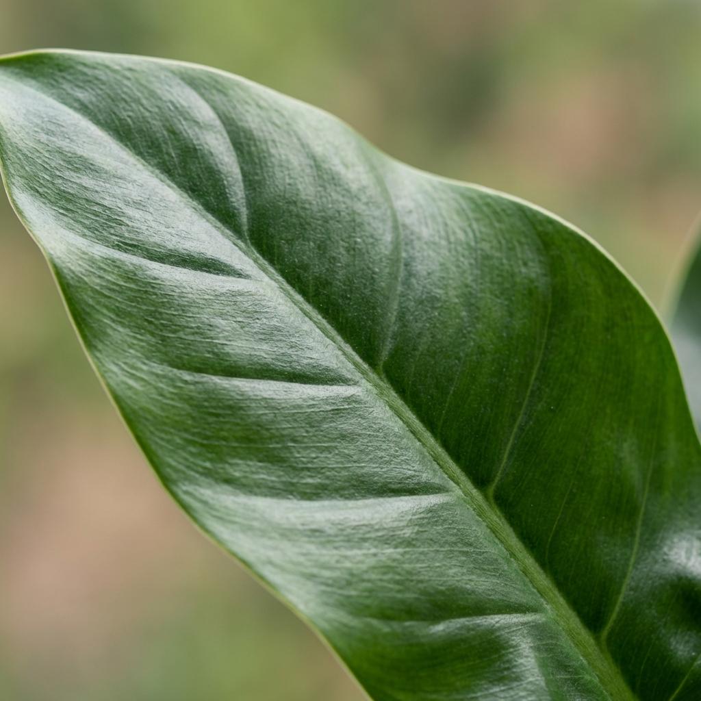 Philodendron Imperial Green met Mand, groene bladeren