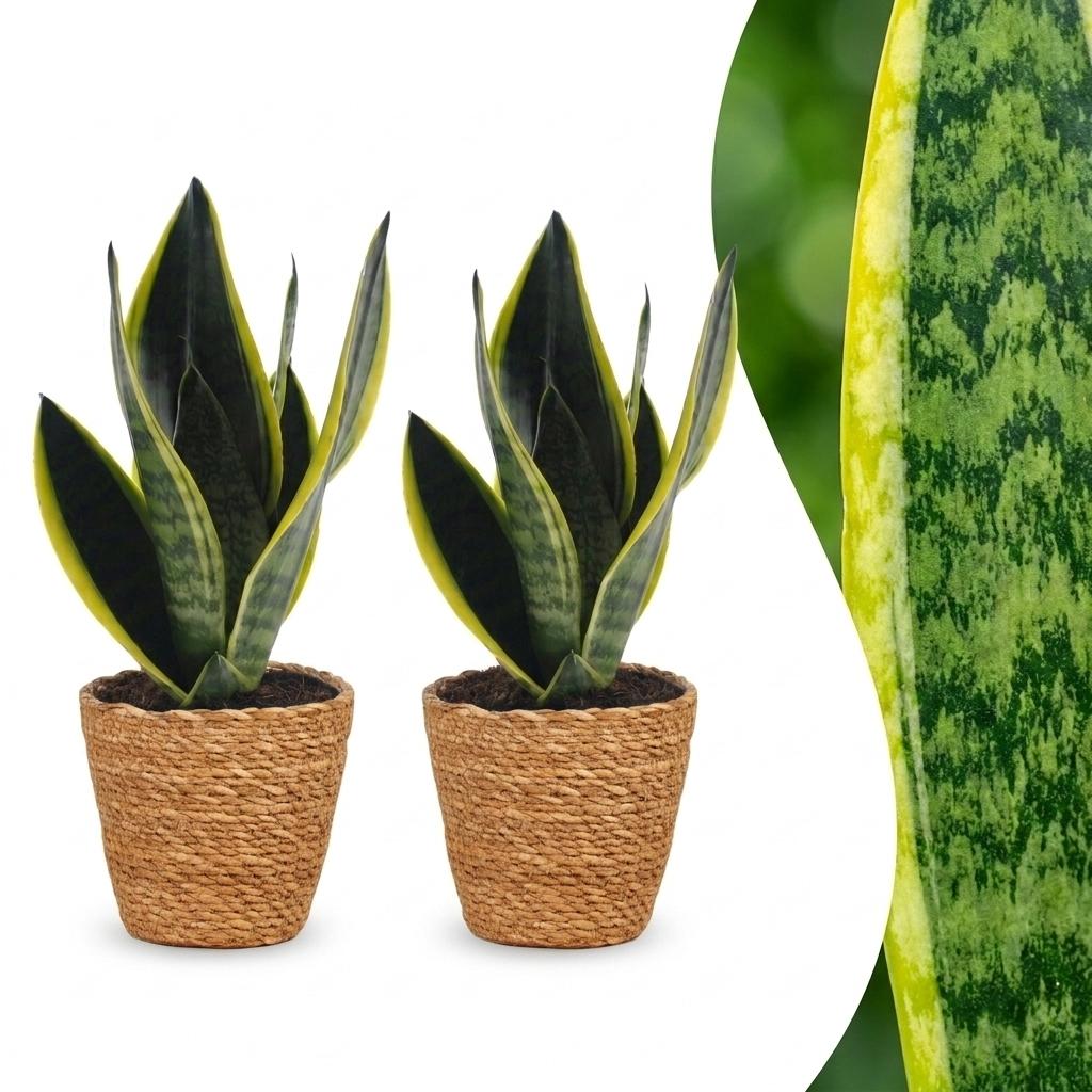 Vrouwentong Sansevieria 'Future Superb', mand, detail van het blad