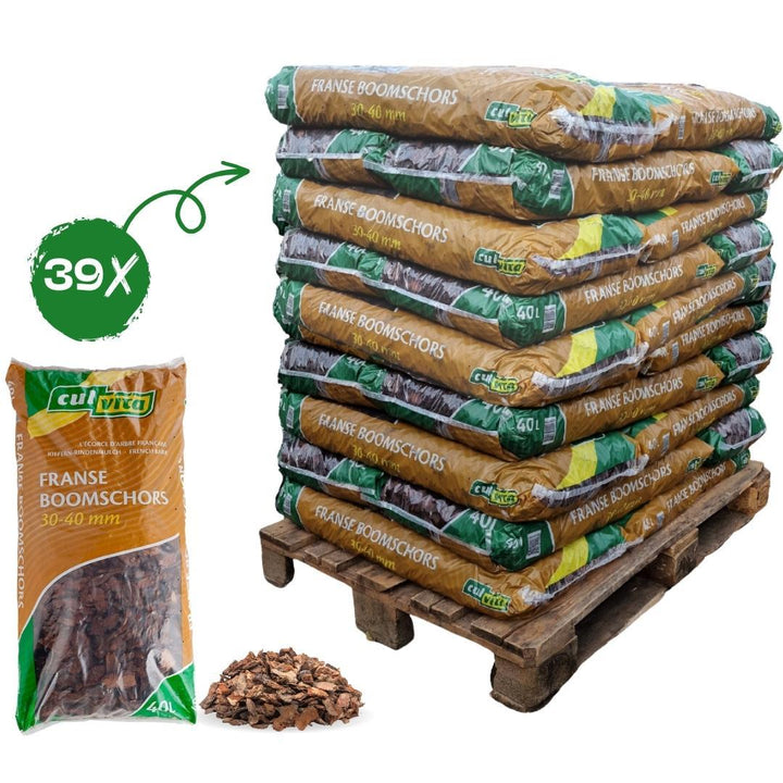Culvita Franse boomschors 30-40 mm, pallet 1560 liter