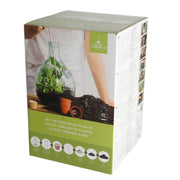 DIY terrarium set 5 liter, gesloten ecosysteem, geschenkdoos