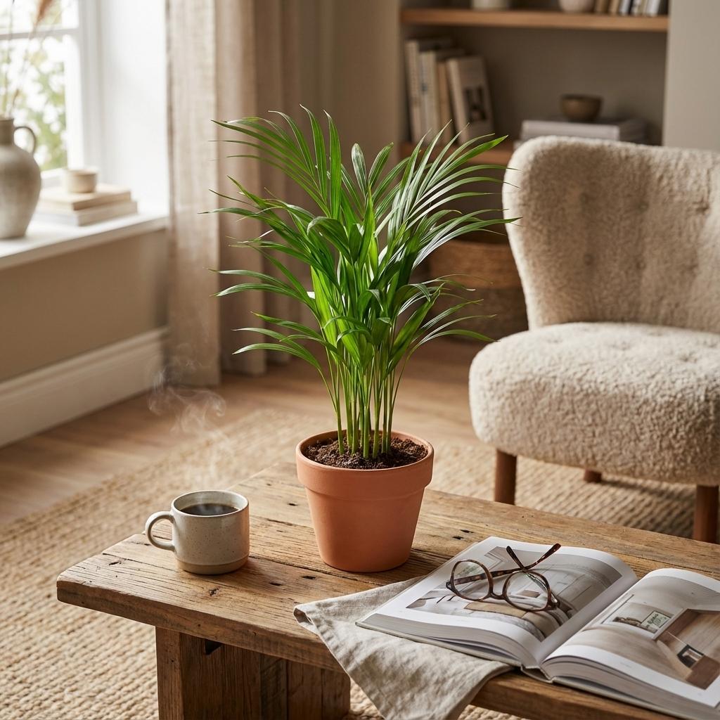 Areca Dypsis Lutescens Goudpalm, plant in pot