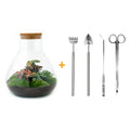 Detailfoto van DIY terrarium Sam XL Red met licht, compleet gereedschap