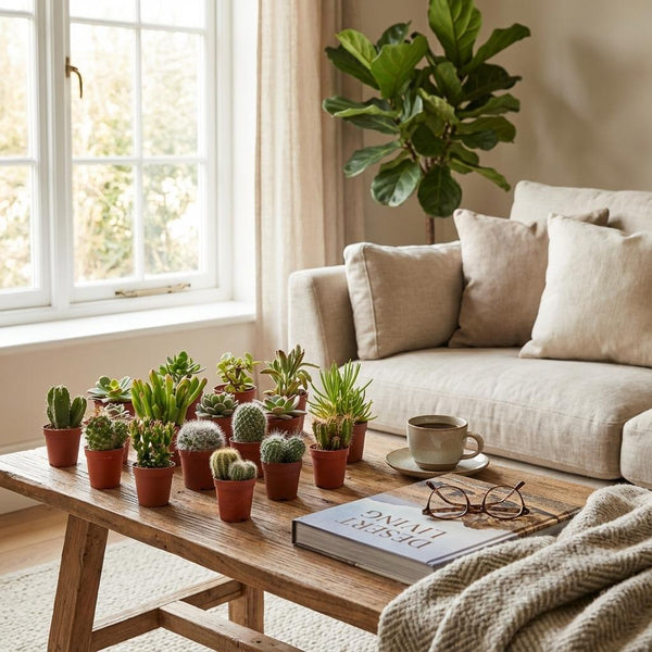 Mini cactus en succulenten mix