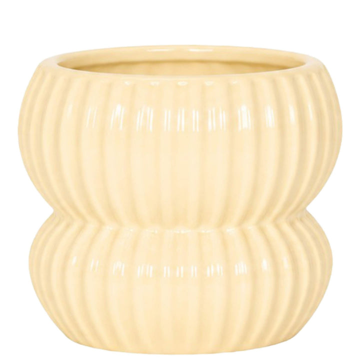 Kolibri Home Horizon sierpot - geel - Ø12 cm