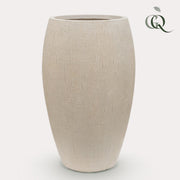 Plantenbak Raindrop Emperor beige, maat L, H60 x B37 cm