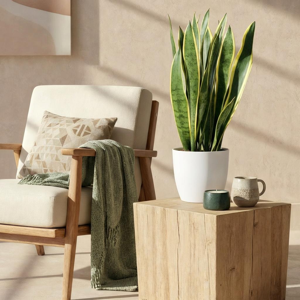 Sansevieria Laurentii, plant in pot