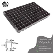 WeCycle kweektray 54x31 cm, 108 gaten, set van 15