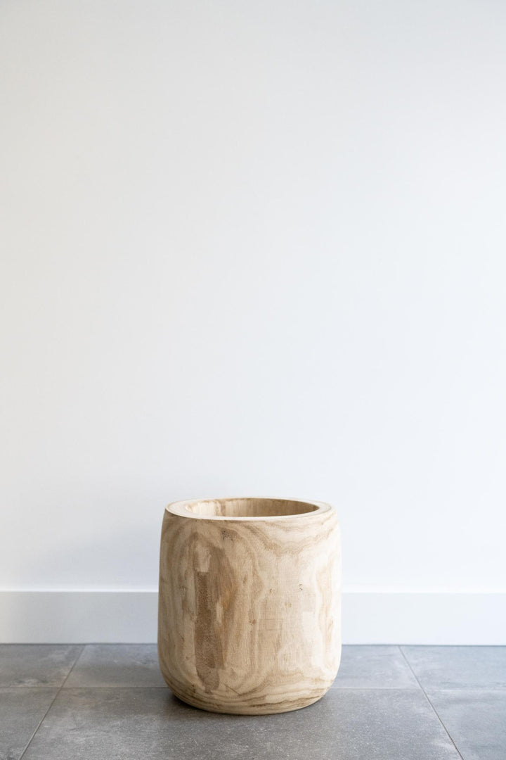 Pot - Hout lichtbruin - Pia pot - L