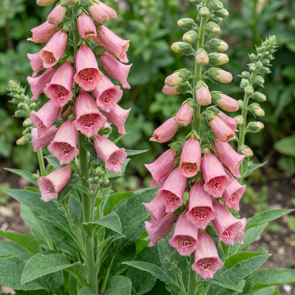 Digitalis mertonensis - Vingerhoedskruid - Schaduw - Roze, groeiwijze van de plant