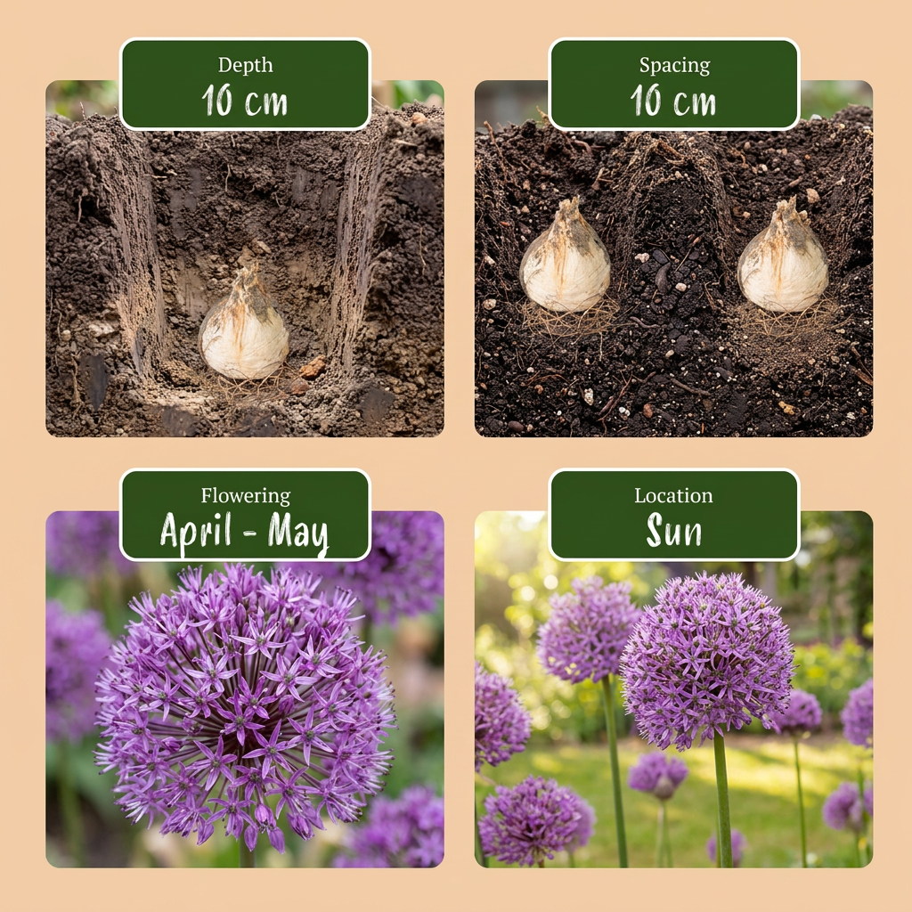 Sierui bloembollen Bulb Garden Allium, foto 4