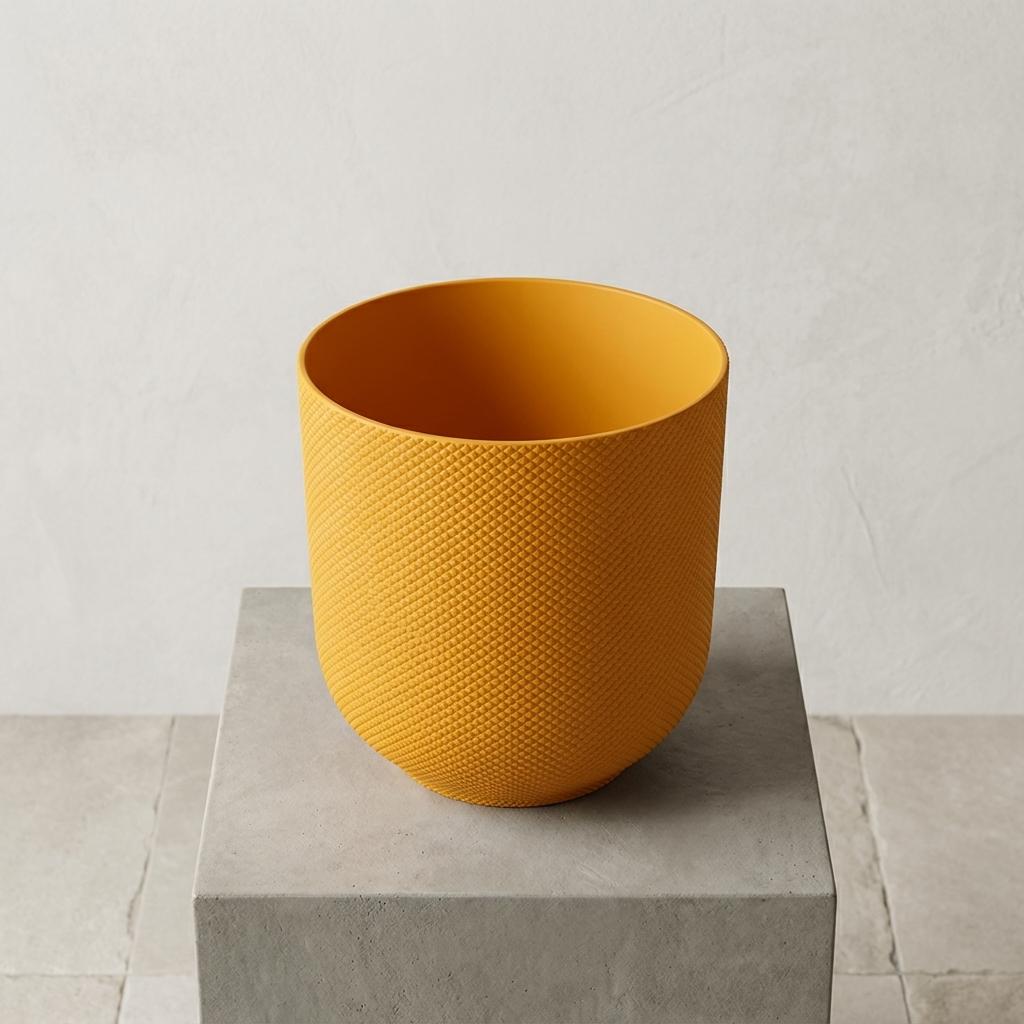 Detailfoto van Pot Elho Jazz Round Amber Yellow - D23