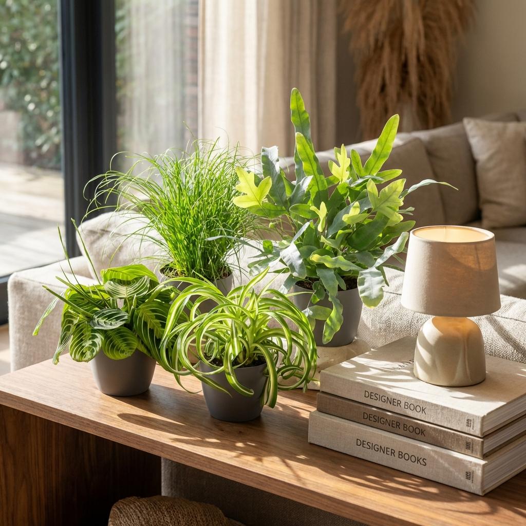 Chlorophytum, plant in pot