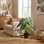 Kunstplant Alocasia Polly, plant in pot