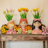 Kunsttulpen boeket Real Touch geel