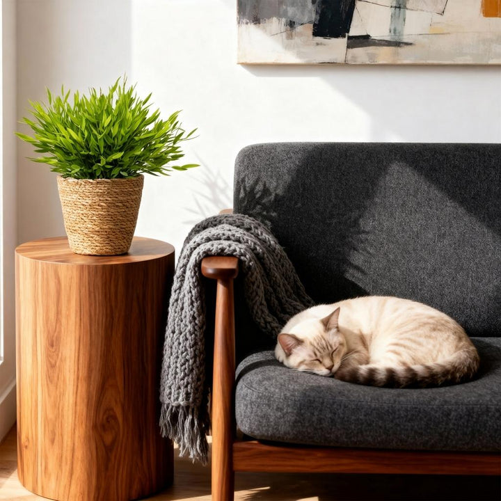 Pogonatherum Monica - Kamerbamboe - Met mand