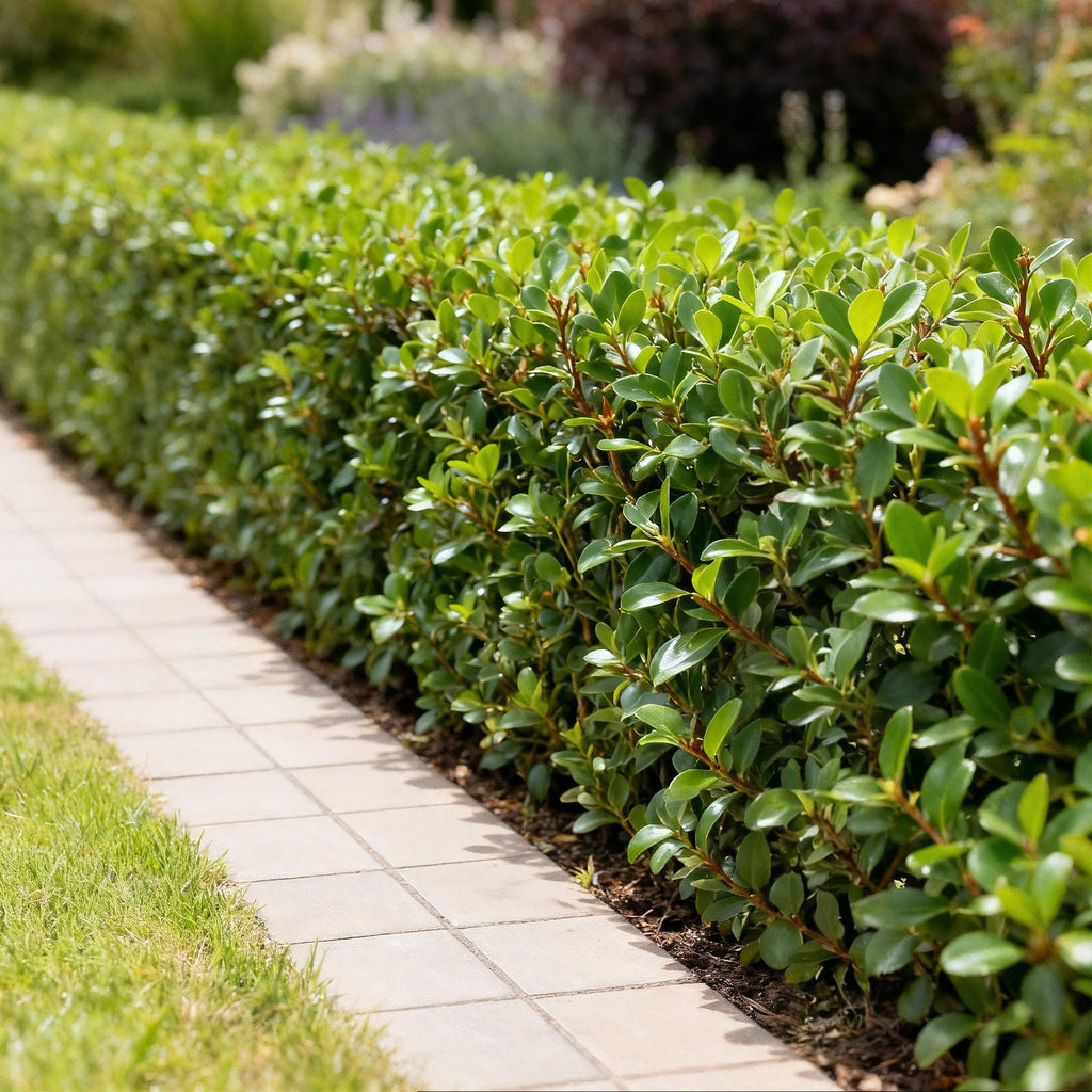 Ilex crenata Caroline Upright, groene bladeren