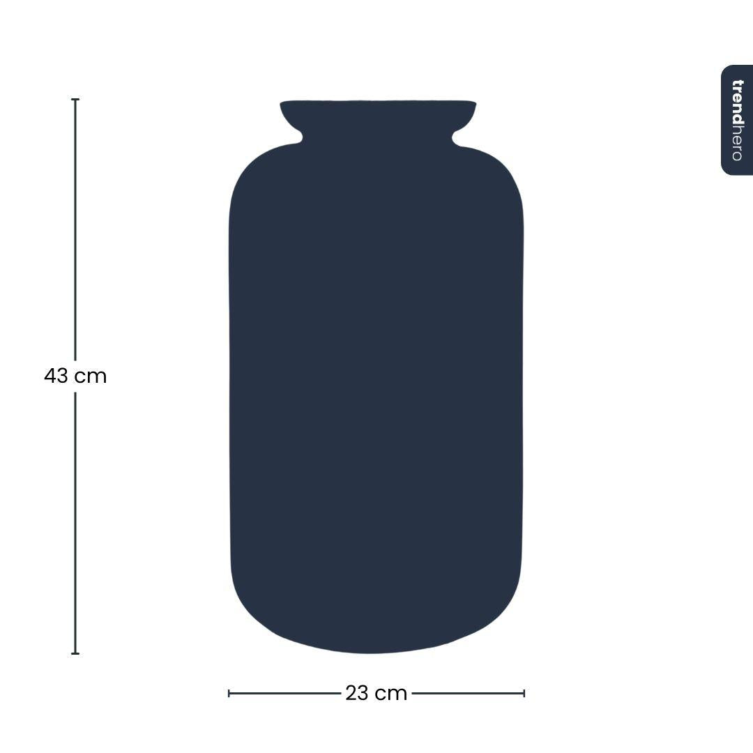 Terrarium fles met verlichting - Sven XL, groene bladeren